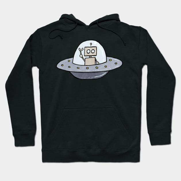 UFO Bot Hoodie by CuteBotss